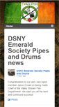 Mobile Screenshot of dsnypipesanddrums.com